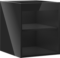 Mexen Box-A szekrénytest mosdó alá 40 cm, fekete fényes - 91AX1-0400-470-1-70