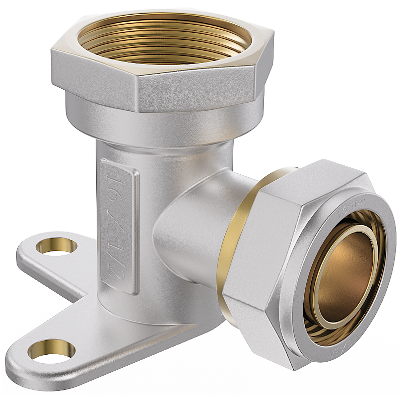 Mexen PEX-S cot îmbinare cu perete la suprafață cu prindere PEX 20 x 1/2 GW - W97228-2012F-00