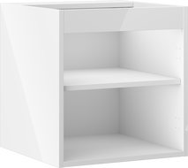 Mexen Box-A alsószekrény váz 45 cm, fehér fényes - 91AX1-0450-470-1-00