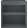 Mexen Box-A corp dulap sub chiuvetă 45 cm, grafit mat - 91AX1-0450-470-1-66