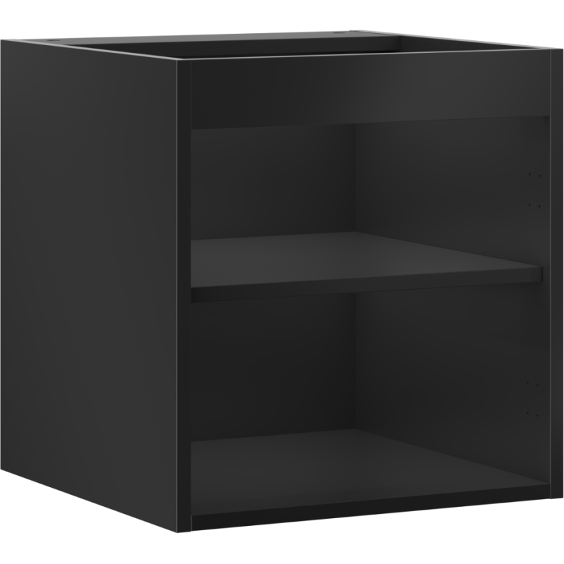 Mexen Box-A mosdószekrény korpus 45 cm, fekete matt - 91AX1-0450-470-1-71