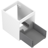 Mexen Box-A corp dulap sub chiuvetă 40 cm, 1 sertar, alb mat - 91AX0-0400-470-1-01