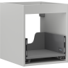 Corpul de dulap pentru lavoar Mexen Box-A 40 cm, 1 sertar, gri mat - 91AX0-0400-470-1-62
