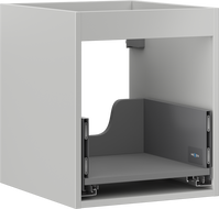 Mexen Box-A corp dulap sub chiuvetă 40 cm, 1 sertar, gri mat - 91AX0-0400-470-1-62