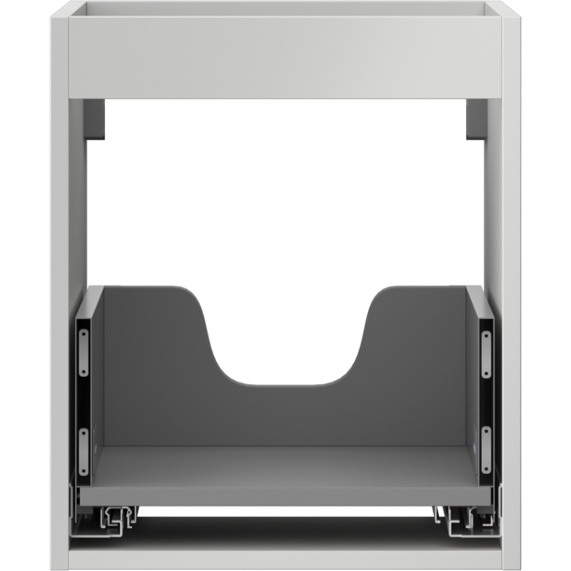 Mexen Box-A corp dulap sub chiuvetă 40 cm, 1 sertar, gri mat - 91AX0-0400-470-1-62