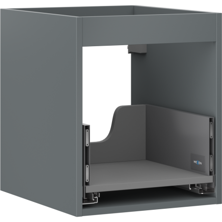 Mexen Box-A corp dulap sub chiuvetă 40 cm, 1 sertar, grafit mat - 91AX0-0400-470-1-66