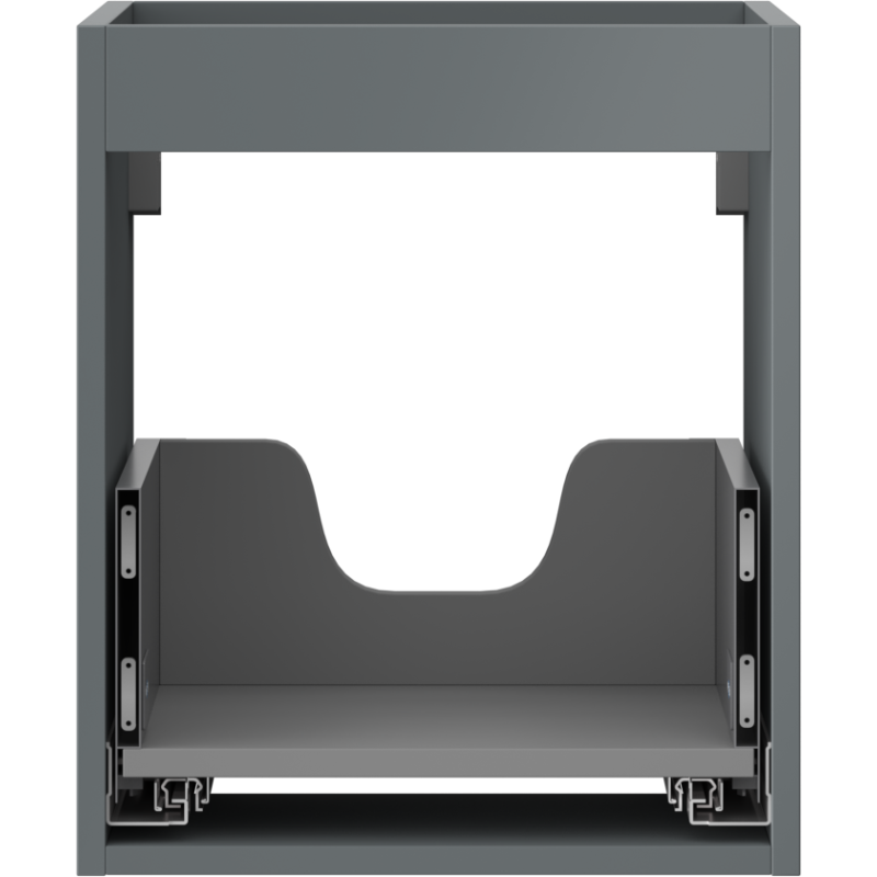 Mexen Box-A mosdó alatti szekrény korpusz 40 cm, 1 fiók, grafit matt - 91AX0-0400-470-1-66