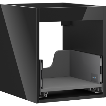 Mexen Box-A corp dulap de lavoar 40 cm, 1 sertar, negru lucios - 91AX0-0400-470-1-70