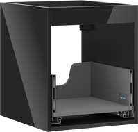 Mexen Box-A corp dulap de lavoar 40 cm, 1 sertar, negru lucios - 91AX0-0400-470-1-70