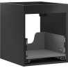 Mexen Box-A corp dulap de baie 40 cm, 1 sertar, negru mat - 91AX0-0400-470-1-71