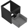 Mexen Box-A corp dulap de baie 40 cm, 1 sertar, negru mat - 91AX0-0400-470-1-71