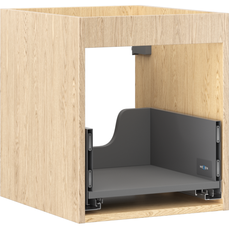 Mexen Box-A corp de dulap pentru lavoar 40 cm, 1 sertar, stejar - 91AX0-0400-470-1-81