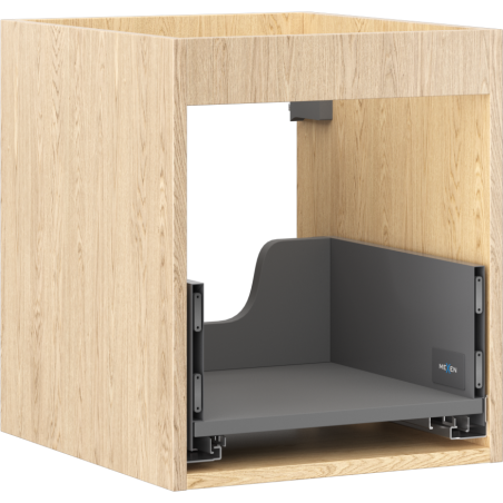 Mexen Box-A corp de dulap pentru lavoar 40 cm, 1 sertar, stejar - 91AX0-0400-470-1-81