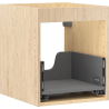 Mexen Box-A corp de dulap pentru lavoar 40 cm, 1 sertar, stejar - 91AX0-0400-470-1-81