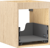 Mexen Box-A corp de dulap pentru lavoar 40 cm, 1 sertar, stejar - 91AX0-0400-470-1-81