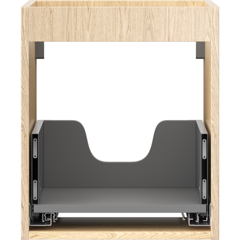 Mexen Box-A corp dulap de baie 40 cm, 1 sertar, stejar - 91AX0-0400-470-1-81