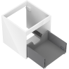 Mexen Box-A corp dulap lavoar 45 cm, 1 sertar, alb lucios - 91AX0-0450-470-1-00