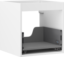 Mexen Box-A mosdószekrény keret 45 cm, 1 fiók, fehér matt - 91AX0-0450-470-1-01