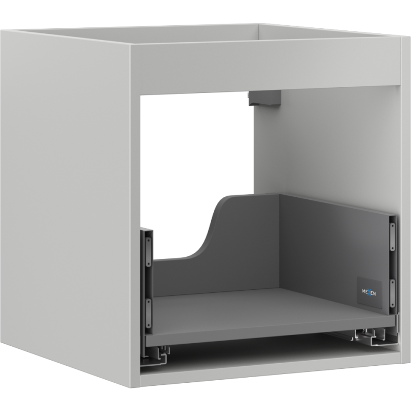 Corp pentru dulap de sub lavoar Mexen Box-A 45 cm, 1 sertar, gri mat - 91AX0-0450-470-1-62