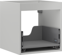 Mexen Box-A corp dulap pentru lavoar 45 cm, 1 sertar, gri mat - 91AX0-0450-470-1-62