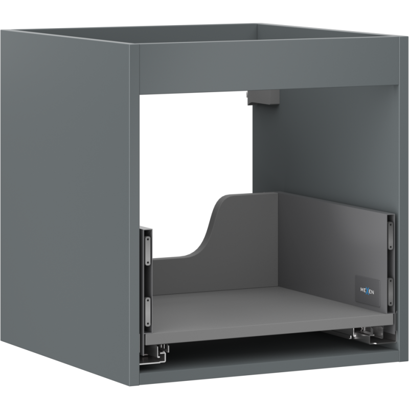 Mexen Box-A corp dulap suspendat pentru lavoar 45 cm, 1 sertar, grafit mat - 91AX0-0450-470-1-66