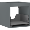 Mexen Box-A corp dulap suspendat pentru lavoar 45 cm, 1 sertar, grafit mat - 91AX0-0450-470-1-66