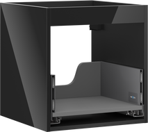 Mexen Box-A corp dulap sub chiuvetă 45 cm, 1 sertar, negru lucios - 91AX0-0450-470-1-70