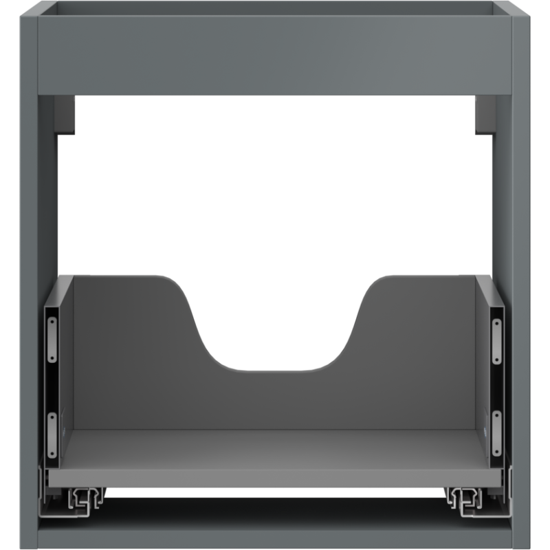 Mexen Box-A mosdószekrény-korpus 45 cm, 1 fiók, grafit matt - 91AX0-0450-470-1-66