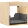 Mexen Box-A corp dulap lavoar 45 cm, 1 sertar, stejar - 91AX0-0450-470-1-81
