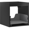 Mexen Box-A corp dulap pentru lavoar 45 cm, 1 sertar, negru mat - 91AX0-0450-470-1-71