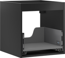 Mexen Box-A corp de dulap sub chiuvetă 45 cm, 1 sertar, negru mat - 91AX0-0450-470-1-71