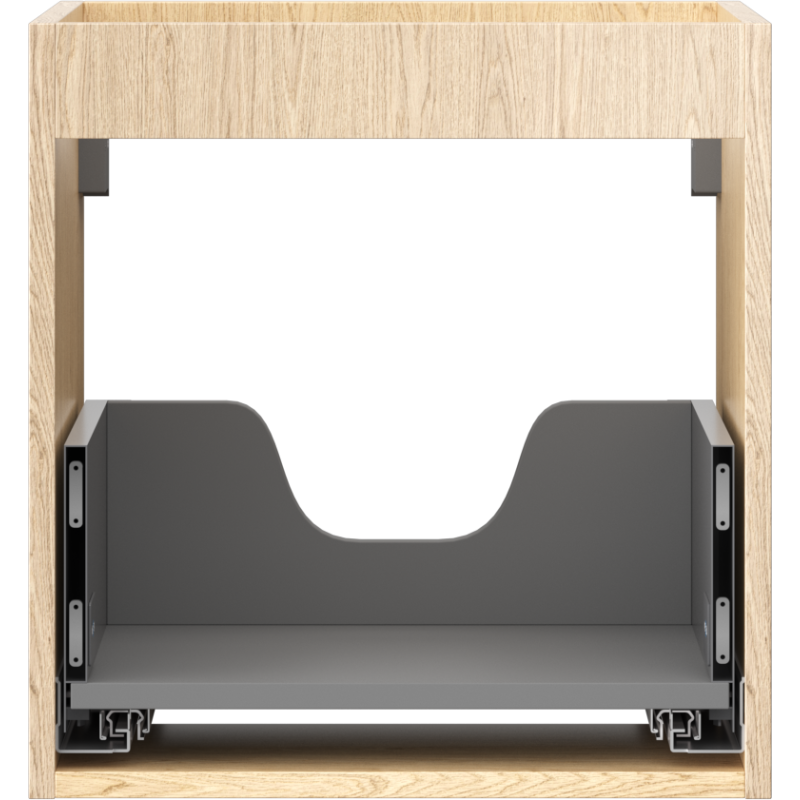 Mexen Box-A corp dulap pentru lavoar 45 cm, 1 sertar, stejar - 91AX0-0450-470-1-81