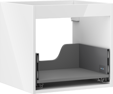 Mexen Box-A mosdószekrény korpus 50 cm, 1 fiók, fehér fényes - 91AX0-0500-470-1-00