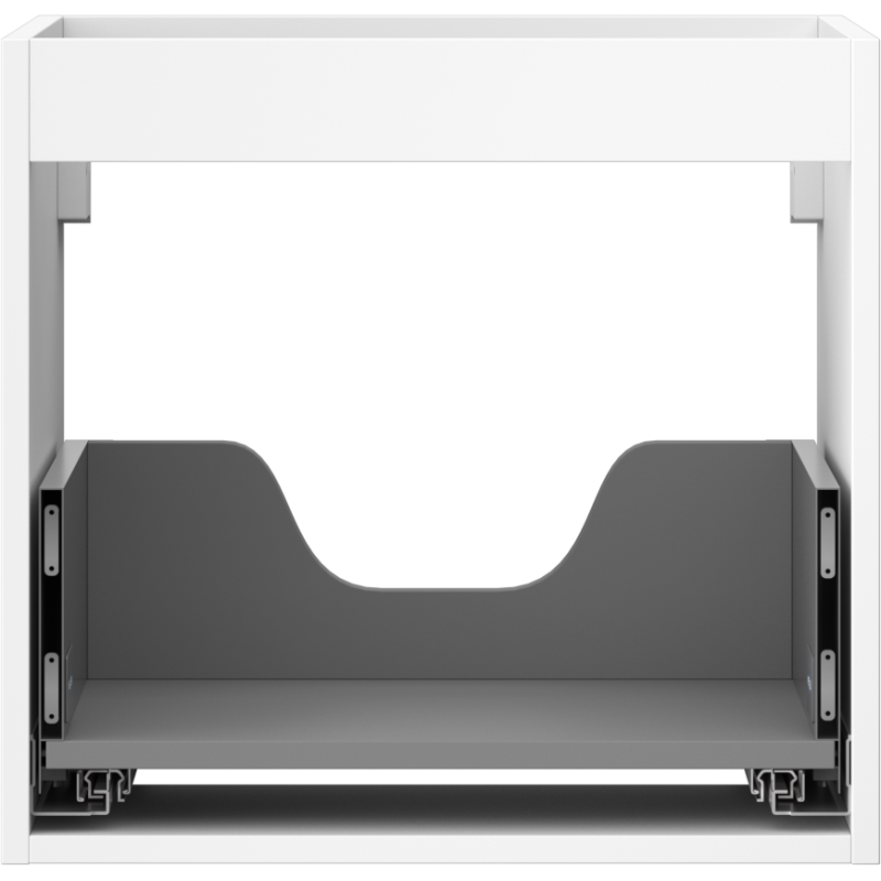 Mexen Box-A mosdószekrény korpus, 50 cm, 1 fiók, fehér matt - 91AX0-0500-470-1-01