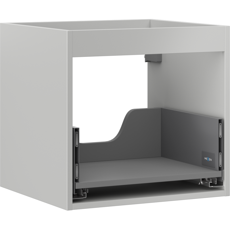 Mexen Box-A corp dulap sub chiuvetă 50 cm, 1 sertar, gri mat - 91AX0-0500-470-1-62