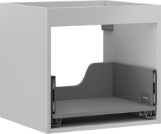 Mexen Box-A corp dulap sub chiuvetă 50 cm, 1 sertar, gri mat - 91AX0-0500-470-1-62