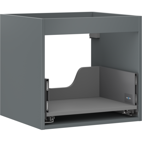 Mexen Box-A corp dulap sub chiuvetă 50 cm, 1 sertar, grafit mat - 91AX0-0500-470-1-66