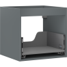 Mexen Box-A corp dulap sub chiuvetă 50 cm, 1 sertar, grafit mat - 91AX0-0500-470-1-66