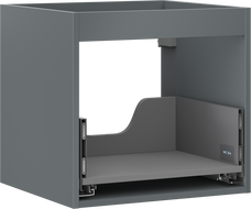 Mexen Box-A mosdószekrény korpus 50 cm, 1 fiók, matt grafit - 91AX0-0500-470-1-66