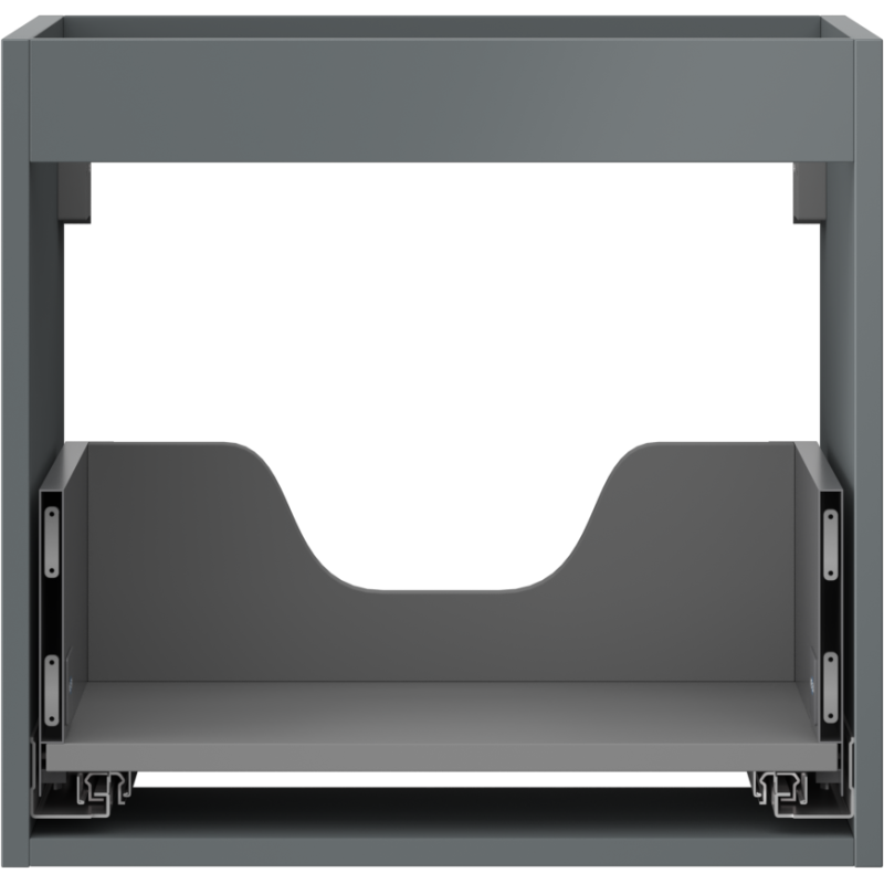 Mexen Box-A corp dulap sub chiuvetă 50 cm, 1 sertar, grafit mat - 91AX0-0500-470-1-66