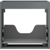 Mexen Box-A corp dulap sub chiuvetă 50 cm, 1 sertar, grafit mat - 91AX0-0500-470-1-66