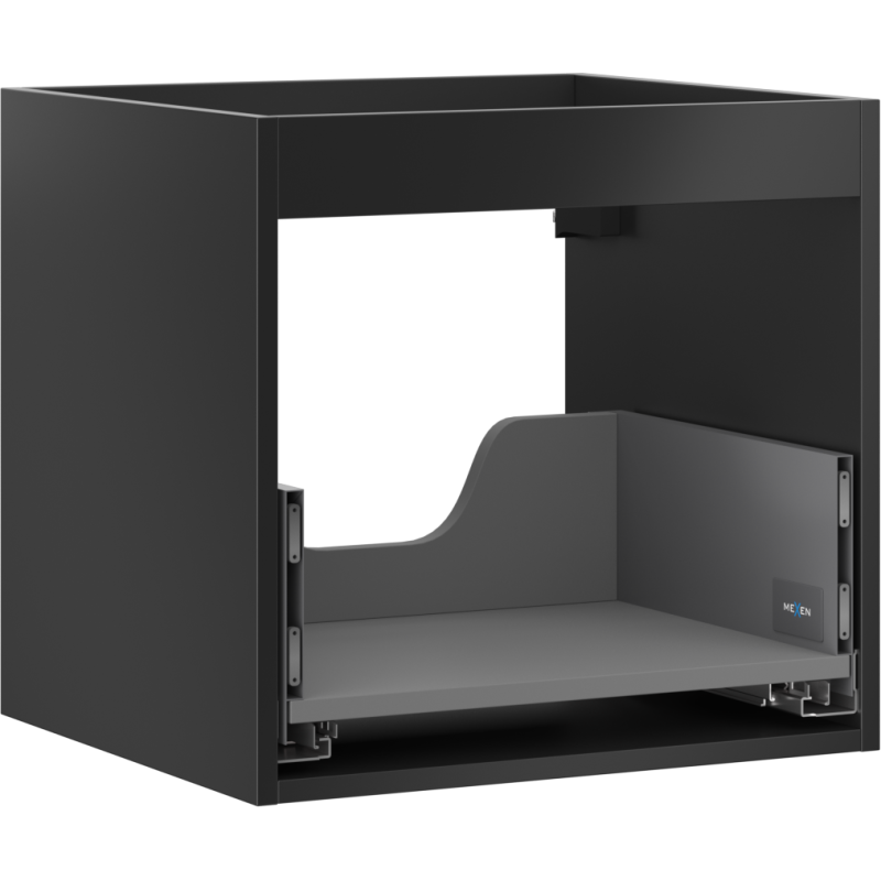 Mexen Box-A corp dulap lavoar 50 cm, 1 sertar, negru mat - 91AX0-0500-470-1-71