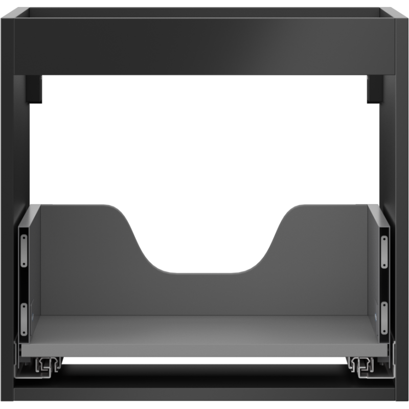 Mexen Box-A corp dulap lavoar 50 cm, 1 sertar, negru mat - 91AX0-0500-470-1-71