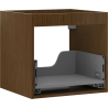 Mexen Box-A corp dulap sub chiuvetă 50 cm, 1 sertar, nuc - 91AX0-0500-470-1-86
