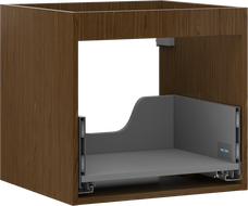 Mexen Box-A mosdószekrény váz 50 cm, 1 fiók, dió - 91AX0-0500-470-1-86