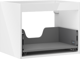 Mexen Box-A korpus szekrény mosdó alatti 60 cm, 1 fiók, fényes fehér - 91AX0-0600-470-1-00
