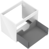Mexen Box-A corp de dulap sub chiuvetă 60 cm, 1 sertar, alb lucios - 91AX0-0600-470-1-00