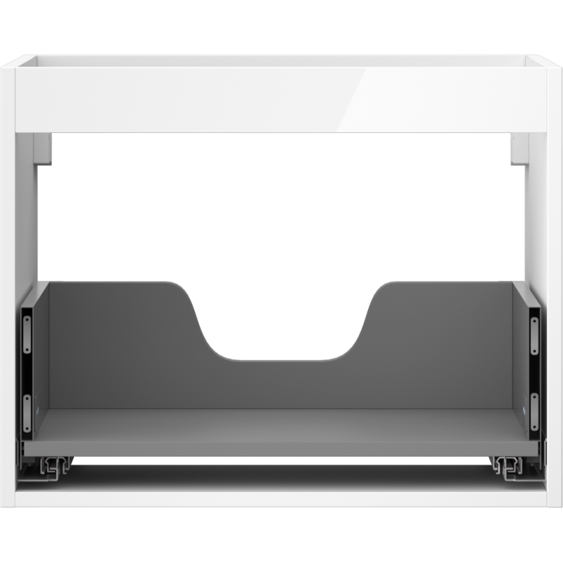 Mexen Box-A mosdószekrény 60 cm, 1 fiók, fényes fehér - 91AX0-0600-470-1-00