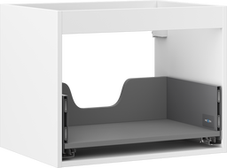 Mexen Box-A szekrénytest mosdó alá 60 cm, 1 fiók, fehér matt - 91AX0-0600-470-1-01