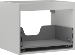 Mexen Box-A mosdószekrény korpus 60 cm, 1 fiók, szürke matt - 91AX0-0600-470-1-62